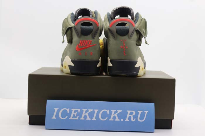 TRAVIS SCOTT AIR JORDAN 6 MEDIUM OLIVE - CN1084-200
