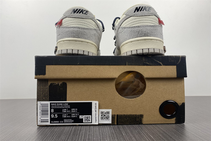 Dunk OFF WHITE x Nike Dunk SB Low The 50 NO.20  DJ0950-115