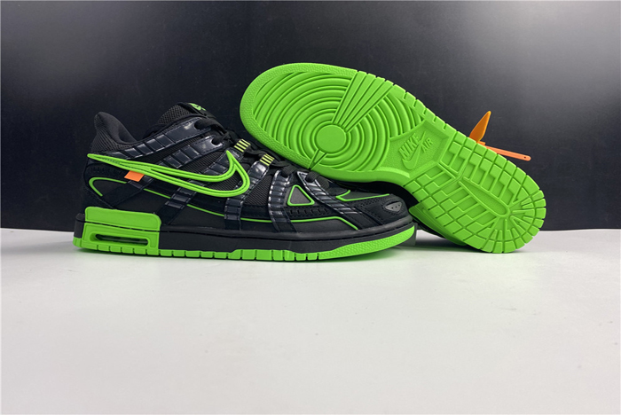 OFF-WHITE x Nike Air Rubber Dunk “Green Strike”  CU6015-001