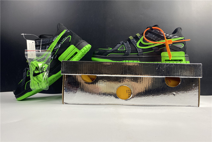 OFF-WHITE x Nike Air Rubber Dunk “Green Strike”  CU6015-001