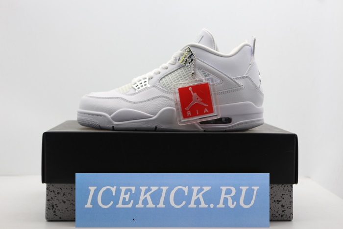 Air Jordan 4 Retro “Pure Money” white mens 308497-100