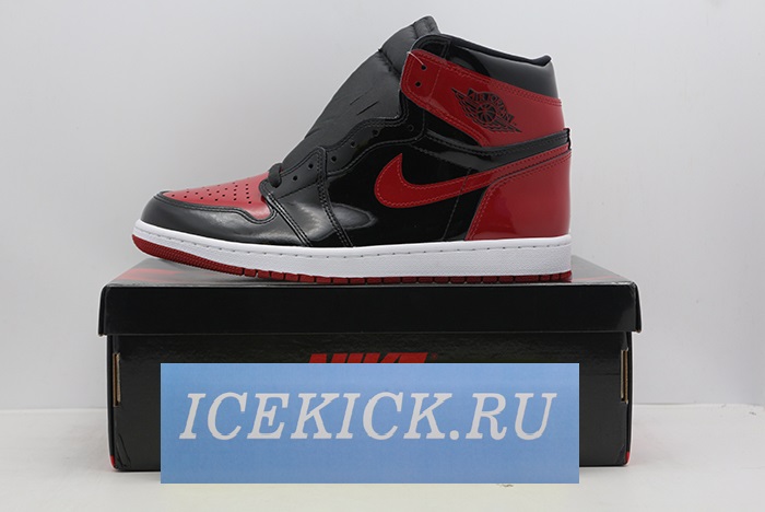 Air Jordan 1 Retro High OG Patent ''Bred'' - 555088-063