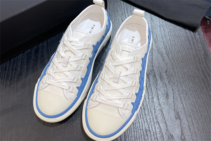 AMR  - AB006 Skel Top Low White blue star(to be customized 5-7 days)