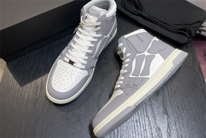 AMR - AB019 Skel- top Hi Grey White(to be customized 5-7 days)