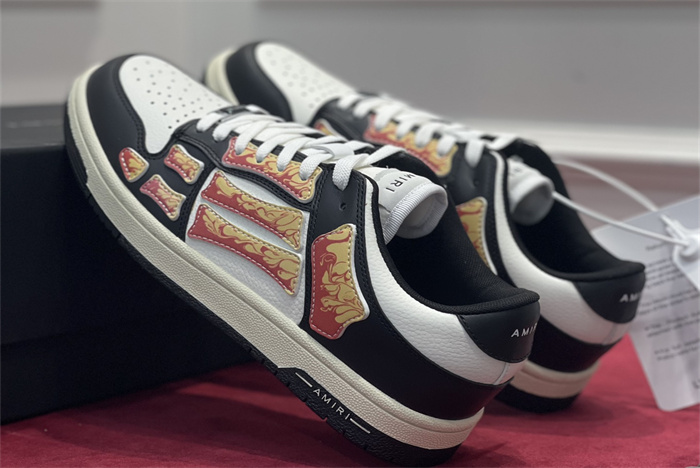 AMR - AB028 Skel- top low White Black Orange (to be customized 5-7 days)
