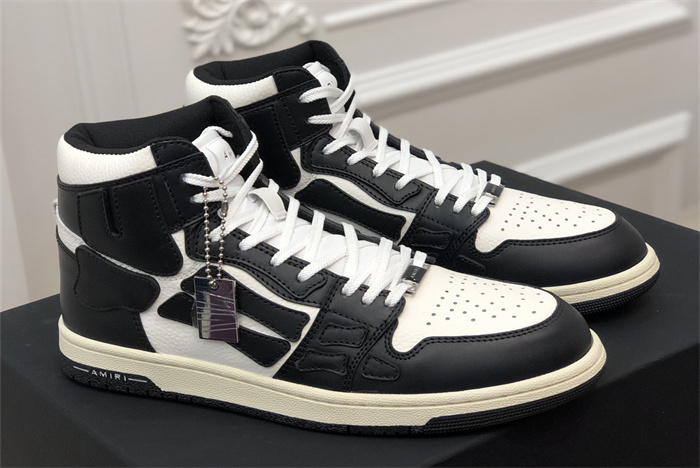 AMR - AB052 Skel- top Hi Black White 3(to be customized 5-7 days)