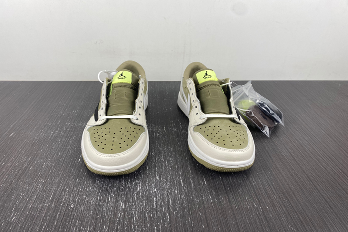 First Look at the Travis Scott x Air Jordan 1 Low Golf  FZ3124-200